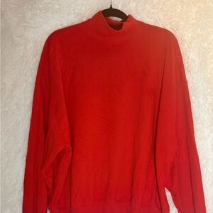 Wild Fable Men's Bold Red Crewneck Sweater